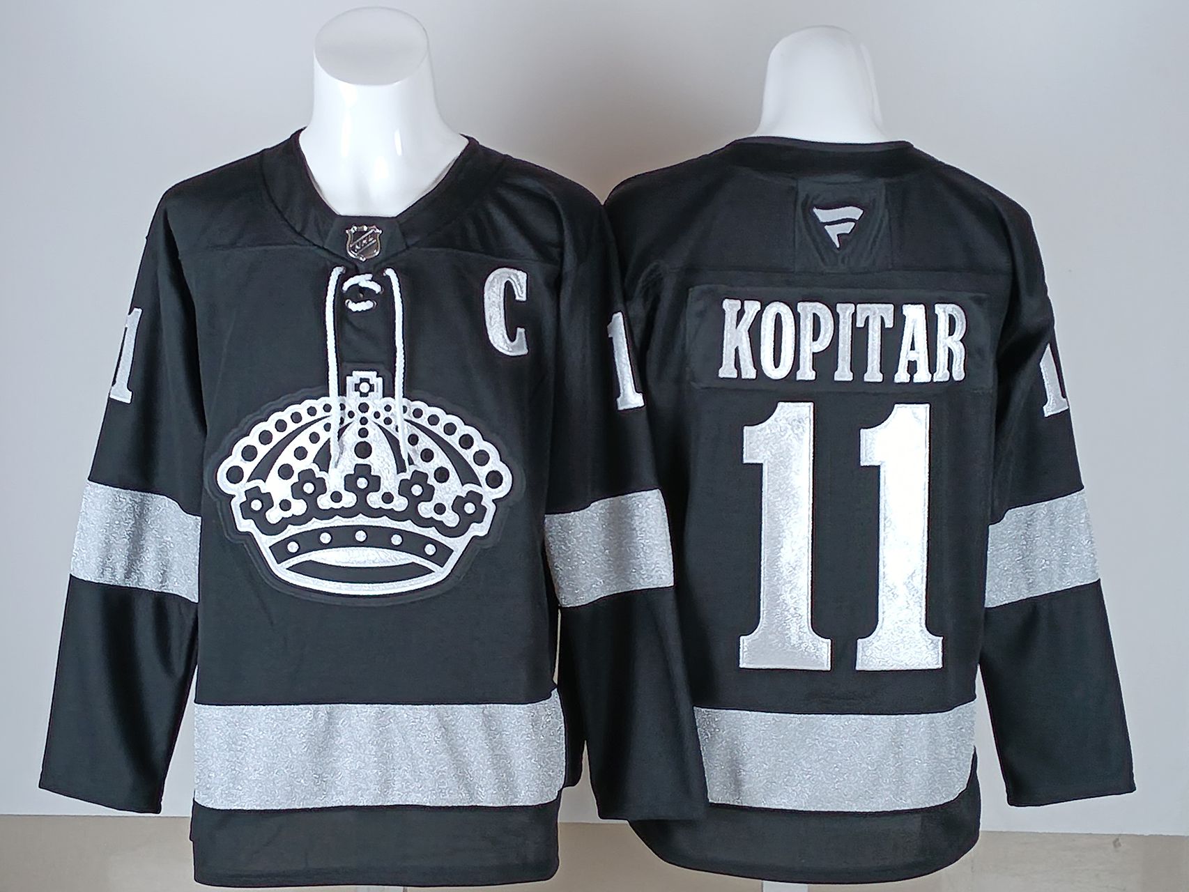Men 2026 Los Angeles Kings #11 Kopitar Black NHL Jersey style 02
